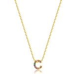 Charger l&#39;image dans la galerie, Collier &quot;Shiny Initiale&quot; ~ Argent Sterling
