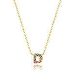 Charger l&#39;image dans la galerie, Collier &quot;Shiny Initiale&quot; ~ Argent Sterling
