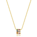 Charger l&#39;image dans la galerie, Collier &quot;Shiny Initiale&quot; ~ Argent Sterling

