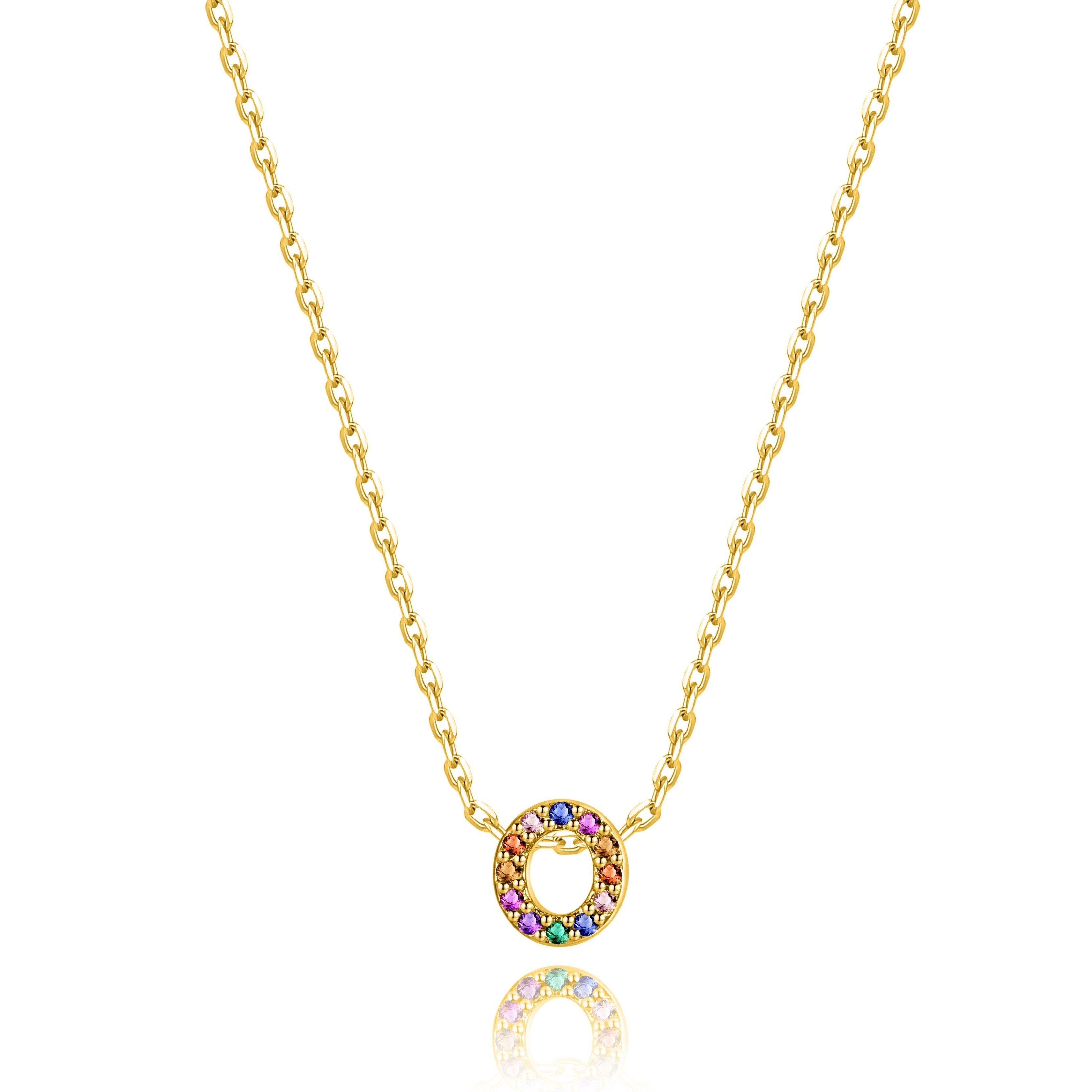 Collier "Shiny Initiale" ~ Argent Sterling