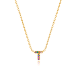 Charger l&#39;image dans la galerie, Collier &quot;Shiny Initiale&quot; ~ Argent Sterling
