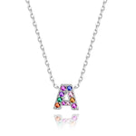Charger l&#39;image dans la galerie, Collier &quot;Shiny Initiale&quot; ~ Argent Sterling
