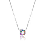 Charger l&#39;image dans la galerie, Collier &quot;Shiny Initiale&quot; ~ Argent Sterling
