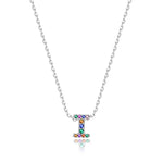 Charger l&#39;image dans la galerie, Collier &quot;Shiny Initiale&quot; ~ Argent Sterling
