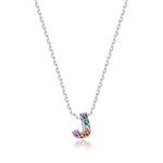 Charger l&#39;image dans la galerie, Collier &quot;Shiny Initiale&quot; ~ Argent Sterling
