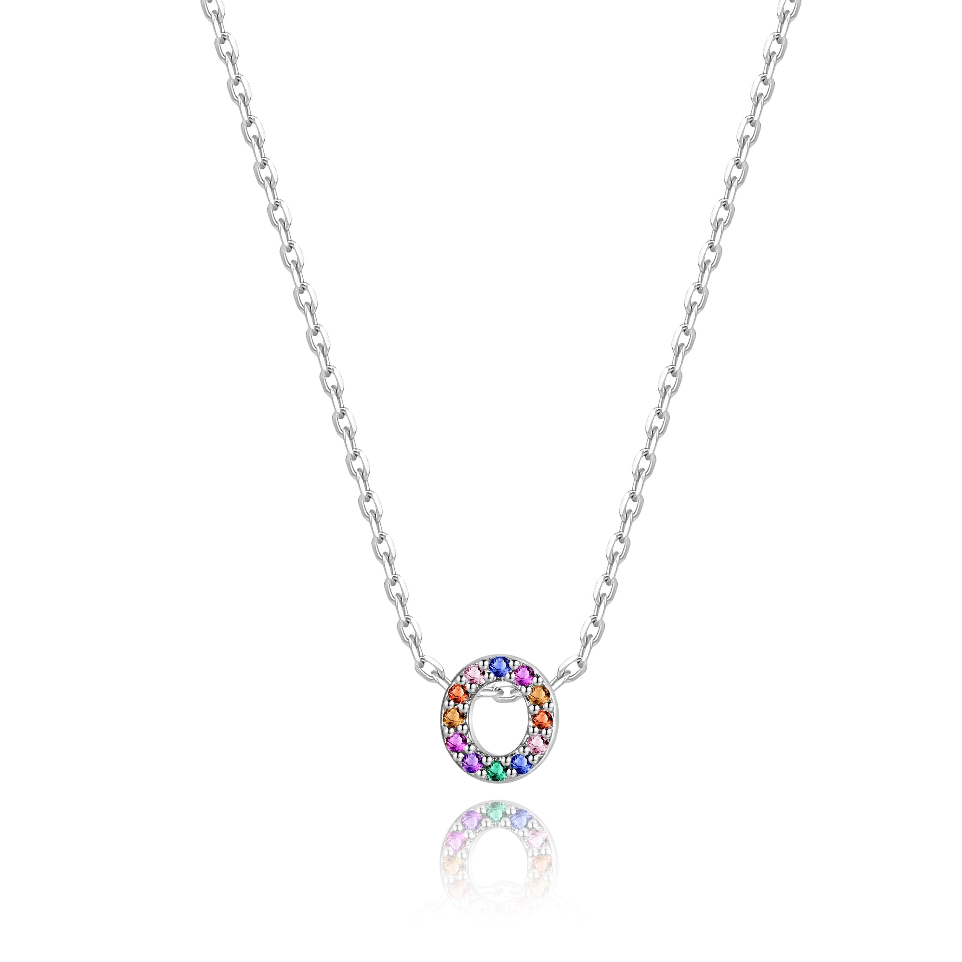 Collier "Shiny Initiale" ~ Argent Sterling