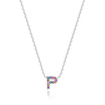 Charger l&#39;image dans la galerie, Collier &quot;Shiny Initiale&quot; ~ Argent Sterling
