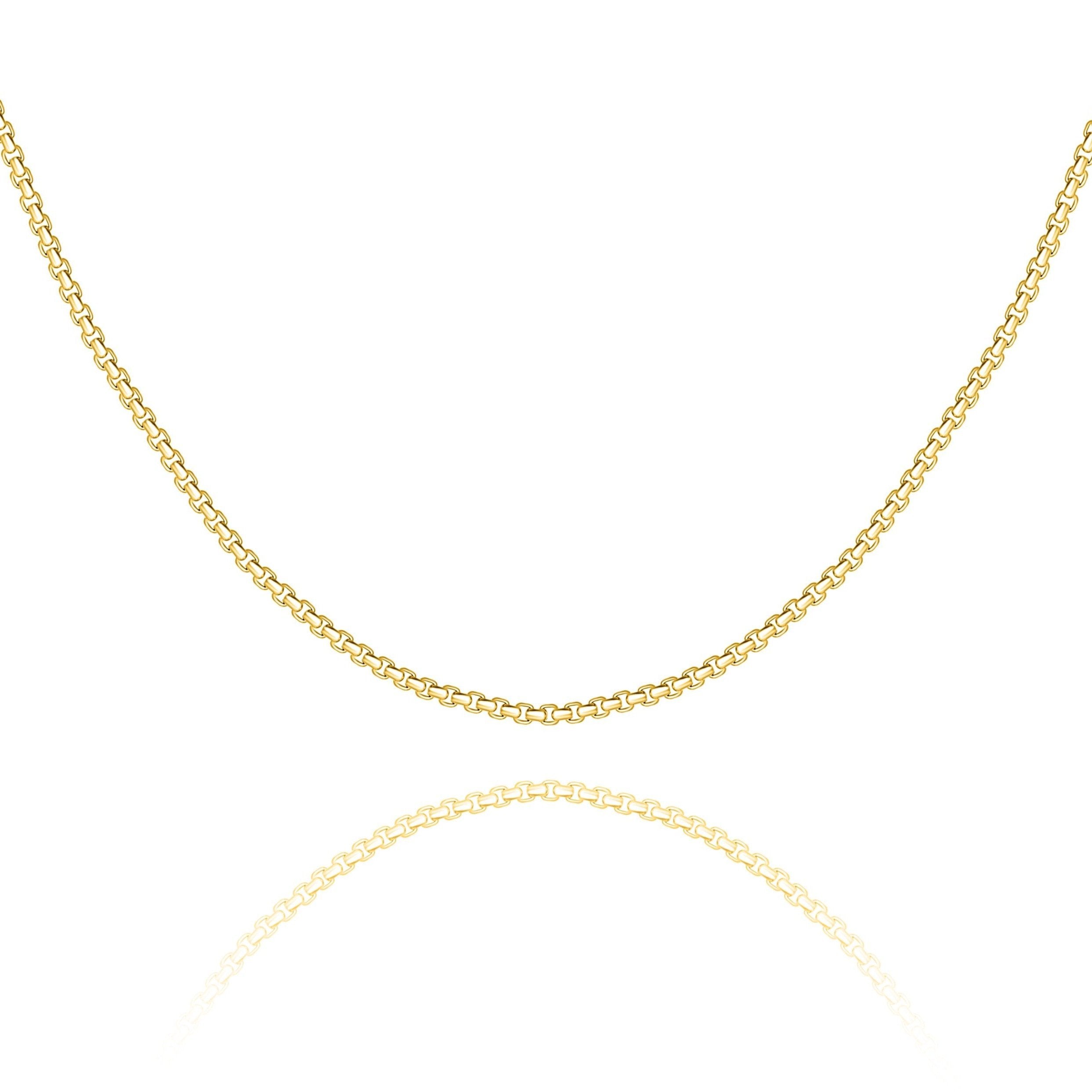 Chaîne "Carrées" ~ Argent/Or