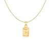Collier "Lingot Initiale" ~ Argent Sterling