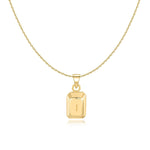 Charger l&#39;image dans la galerie, Collier &quot;Lingot Initiale&quot; ~ Argent Sterling
