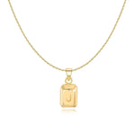 Charger l&#39;image dans la galerie, Collier &quot;Lingot Initiale&quot; ~ Argent Sterling
