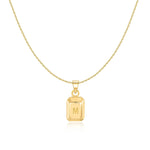 Charger l&#39;image dans la galerie, Collier &quot;Lingot Initiale&quot; ~ Argent Sterling
