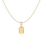 Charger l&#39;image dans la galerie, Collier &quot;Lingot Initiale&quot; ~ Argent Sterling
