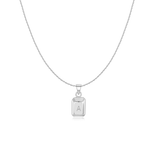 Charger l&#39;image dans la galerie, Collier &quot;Lingot Initiale&quot; ~ Argent Sterling
