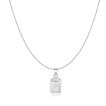 Charger l&#39;image dans la galerie, Collier &quot;Lingot Initiale&quot; ~ Argent Sterling

