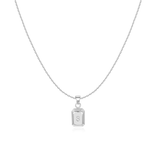 Charger l&#39;image dans la galerie, Collier &quot;Lingot Initiale&quot; ~ Argent Sterling
