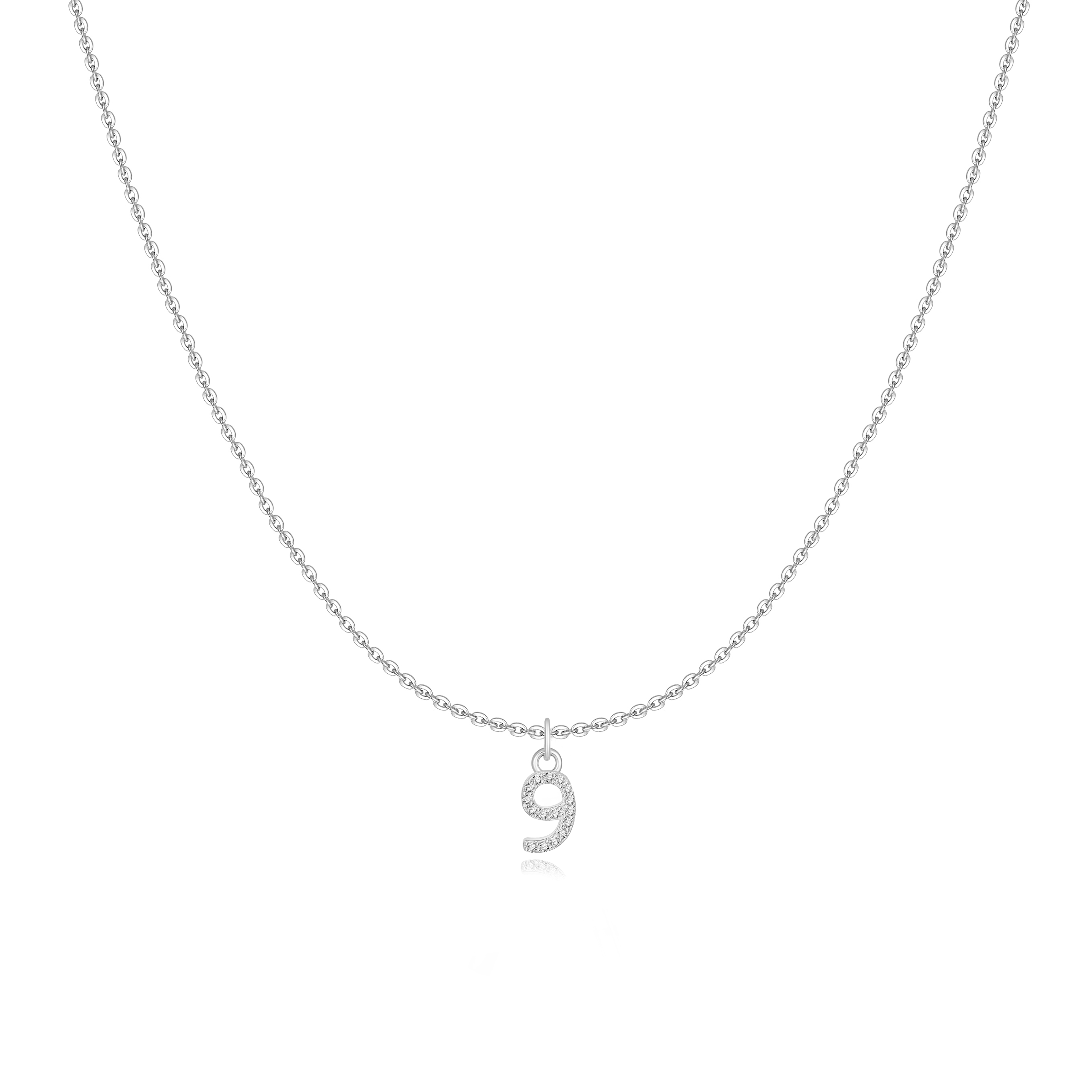 Collier "Little Numéro" ~ Argent Sterling