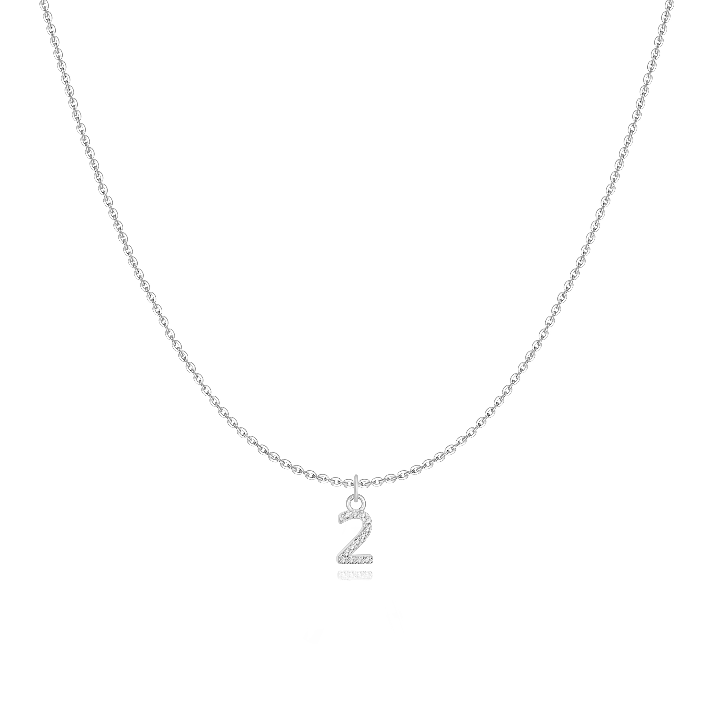 Collier "Little Numéro" ~ Argent Sterling