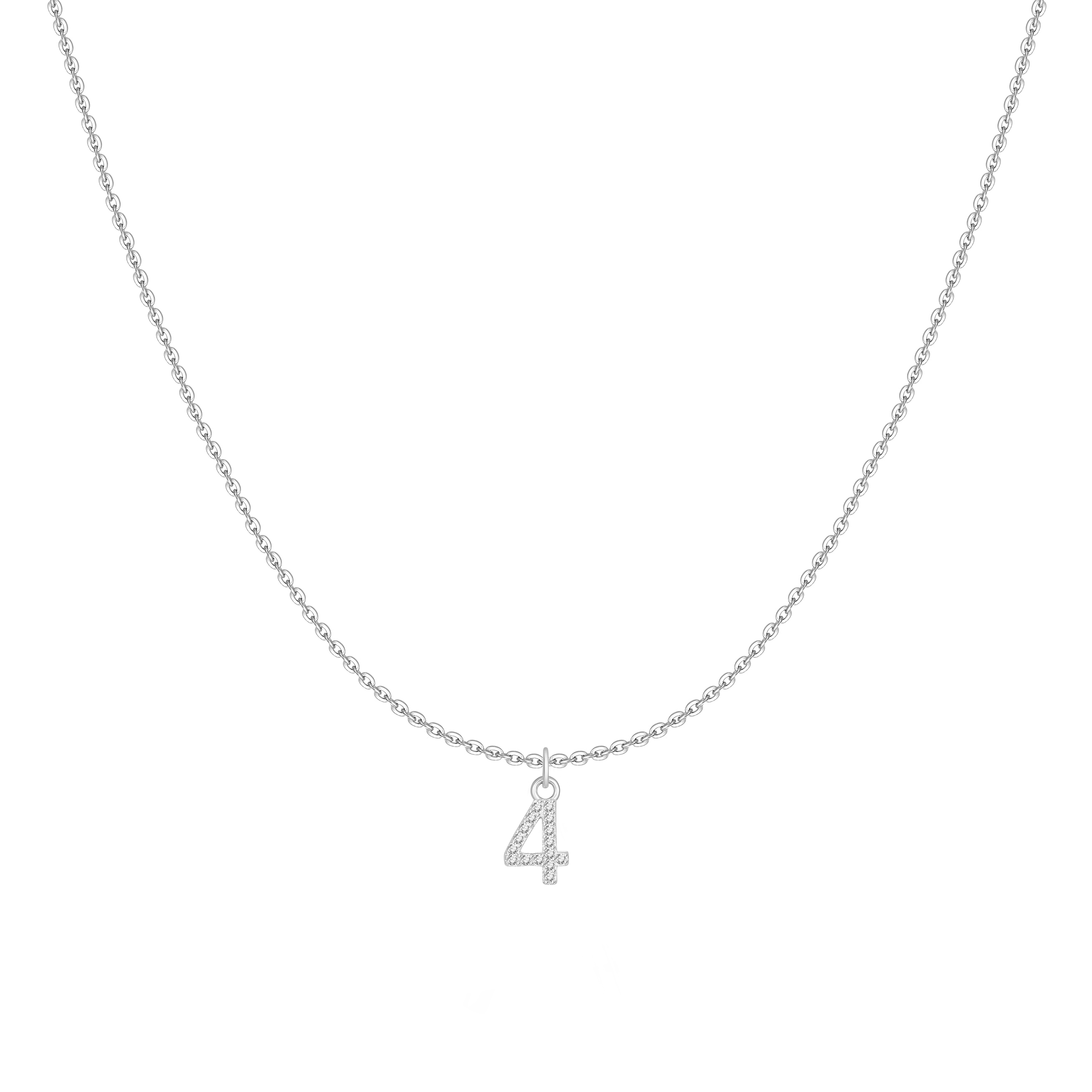 Collier "Little Numéro" ~ Argent Sterling