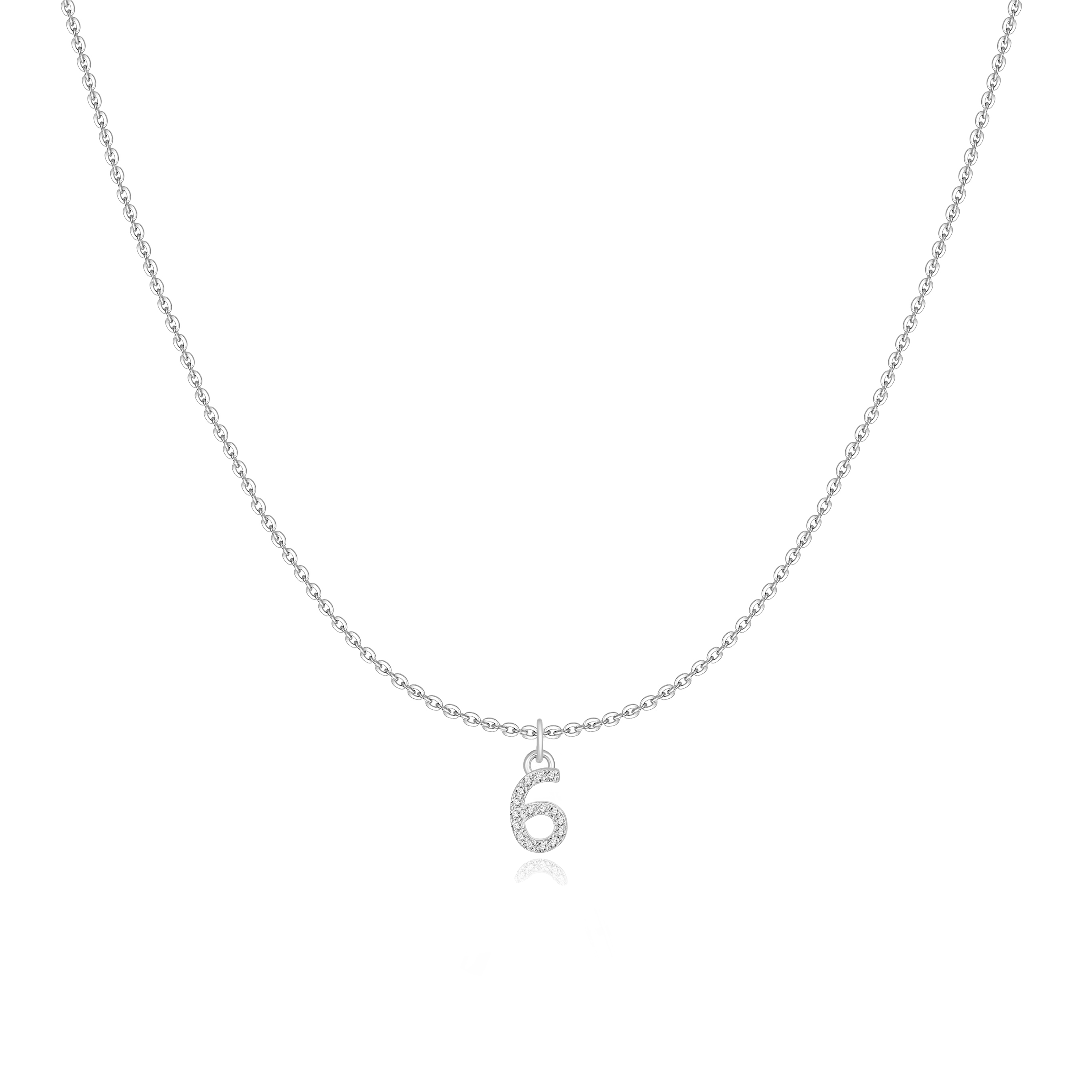 Collier "Little Numéro" ~ Argent Sterling