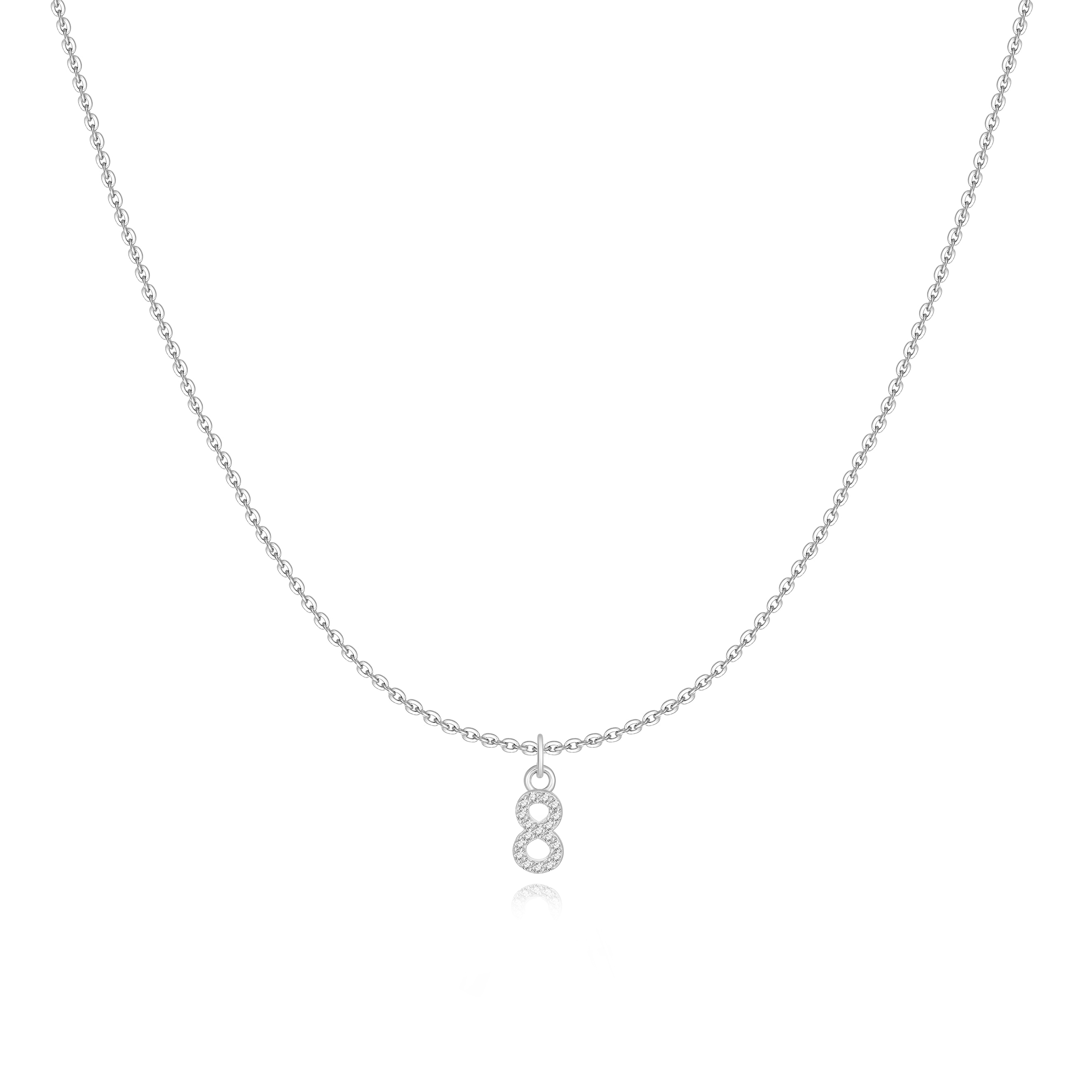 Collier "Little Numéro" ~ Argent Sterling