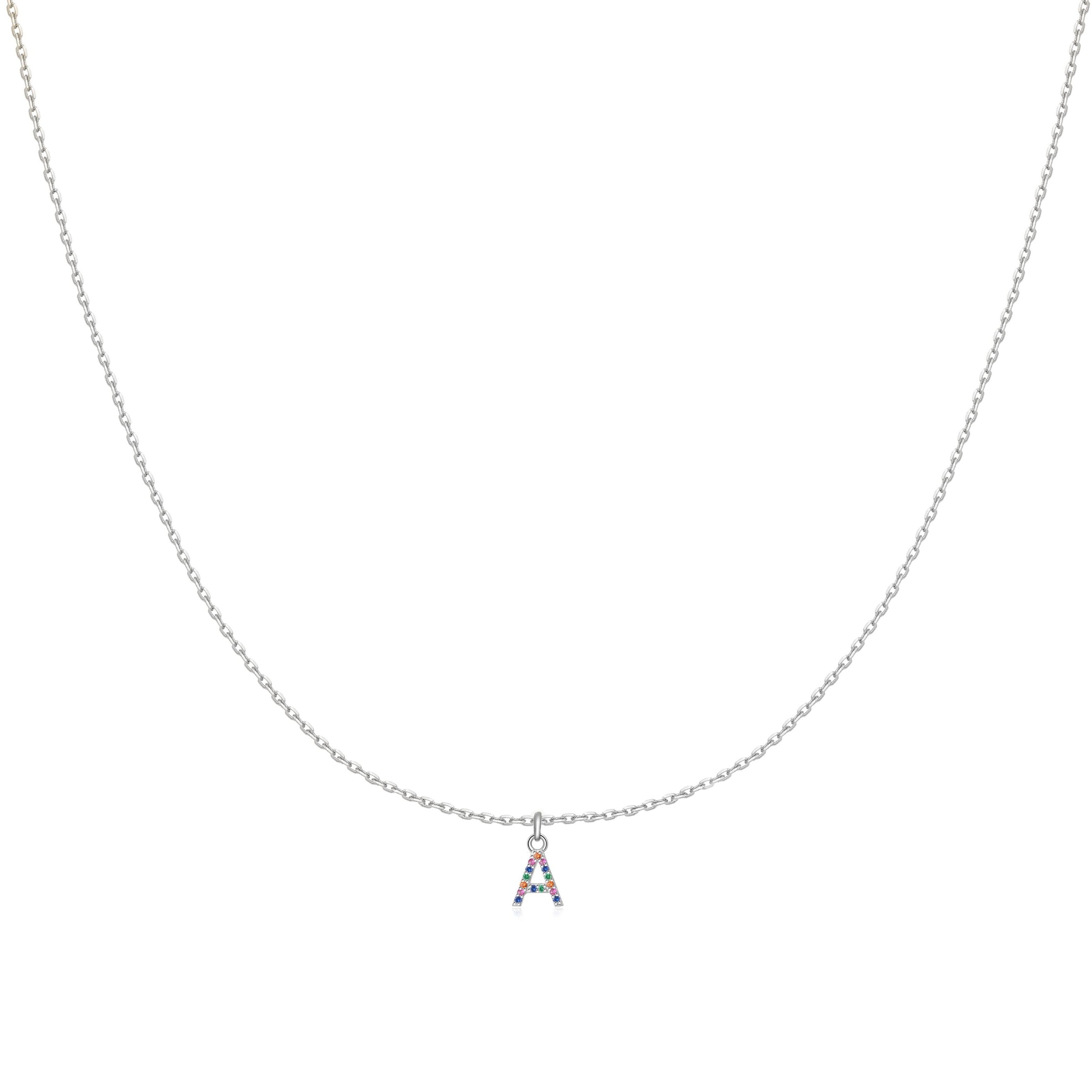 Collier "Couleur Initiale" ~ Argent Sterling