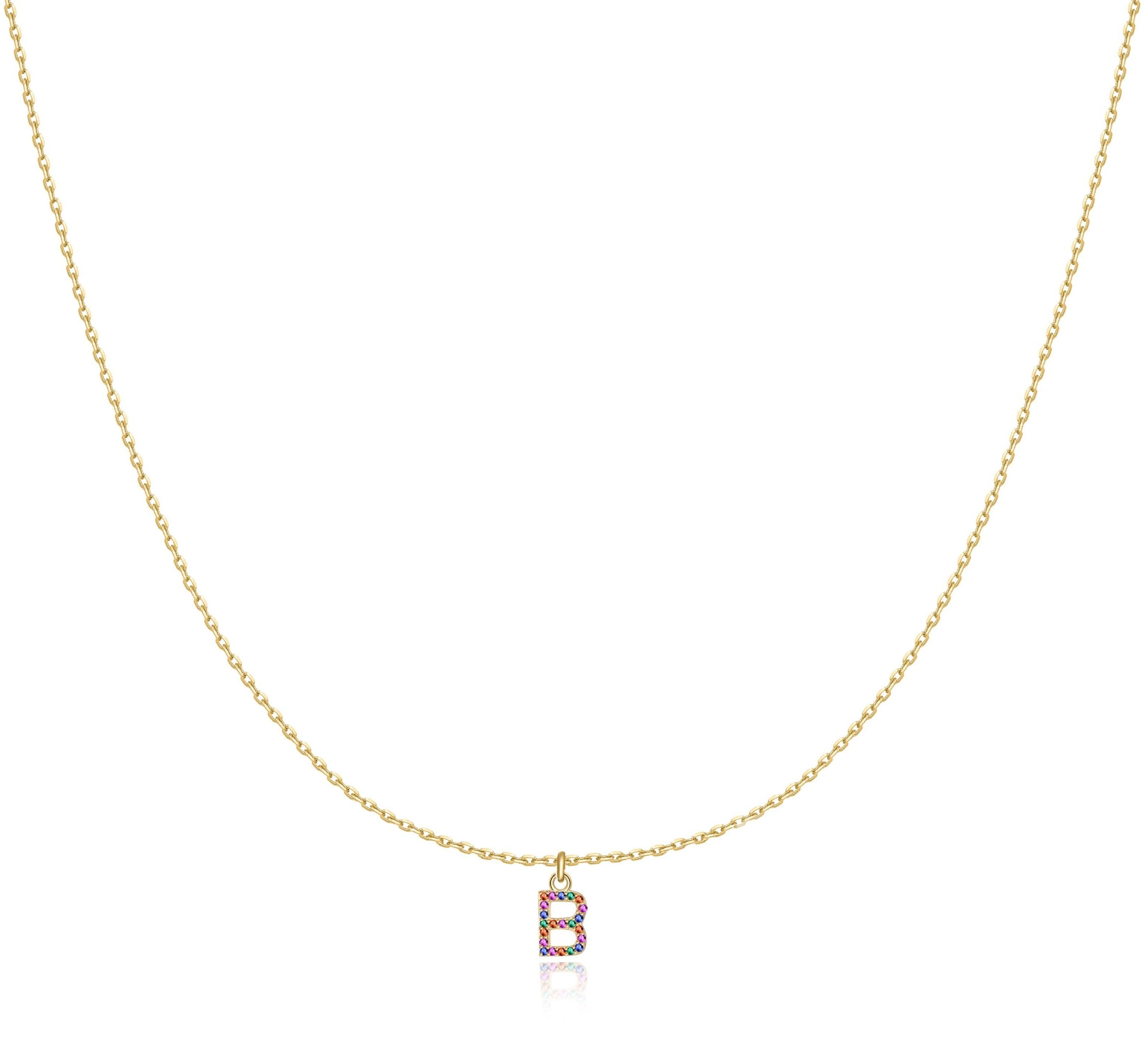 Collier "Couleur Initiale" ~ Argent Sterling
