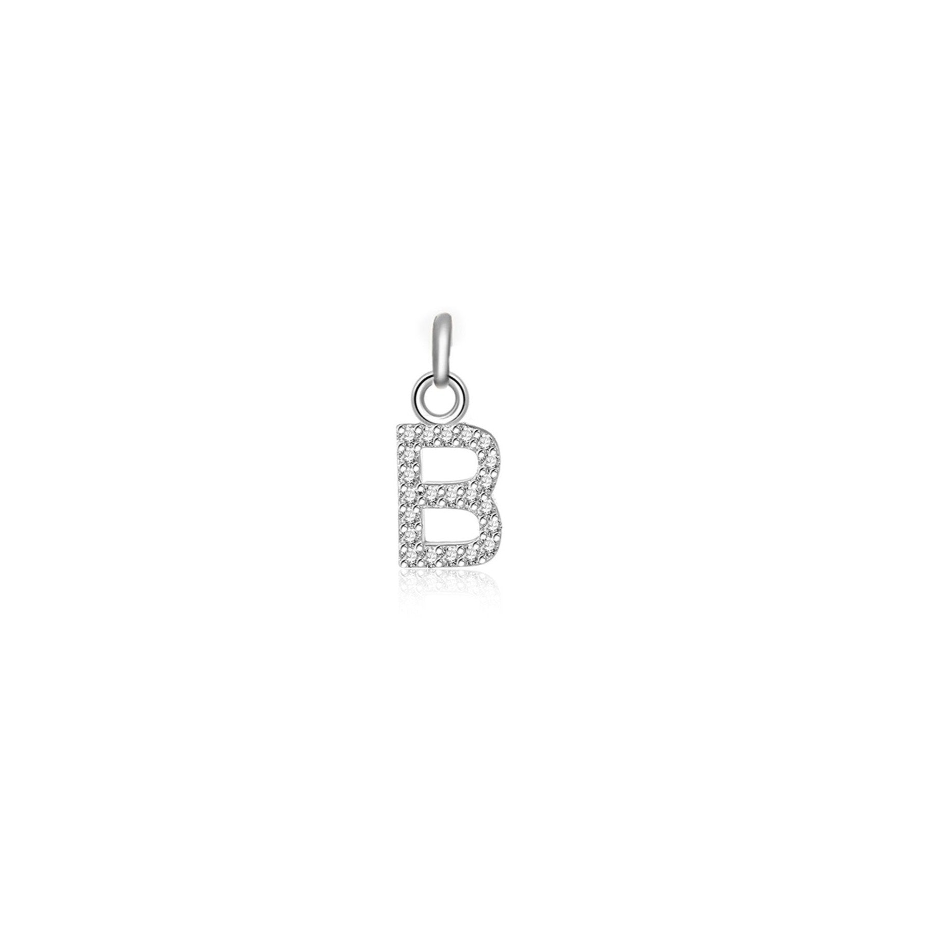 Collier "Little Initiale" ~ Argent Sterling