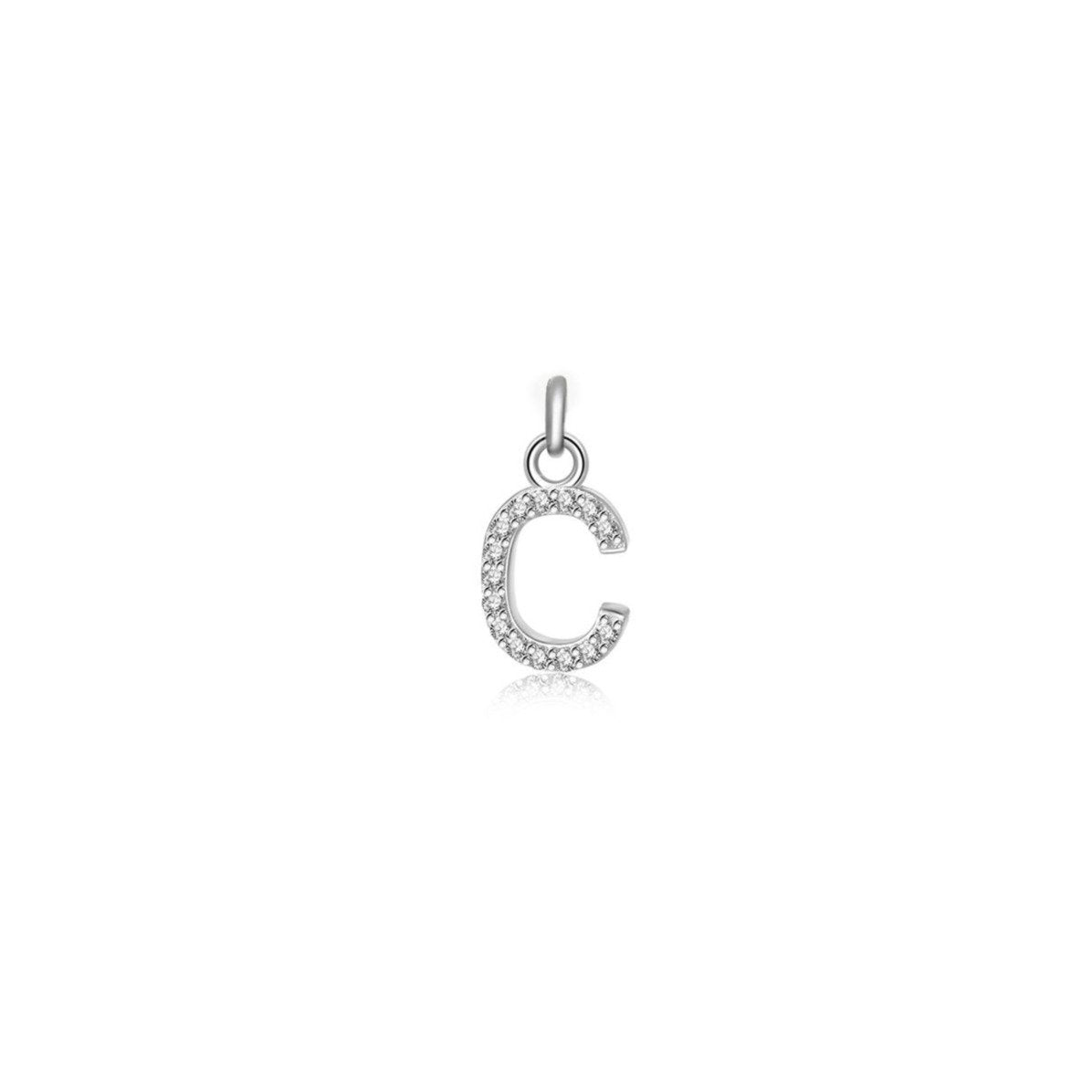 Collier "Little Initiale" ~ Argent Sterling