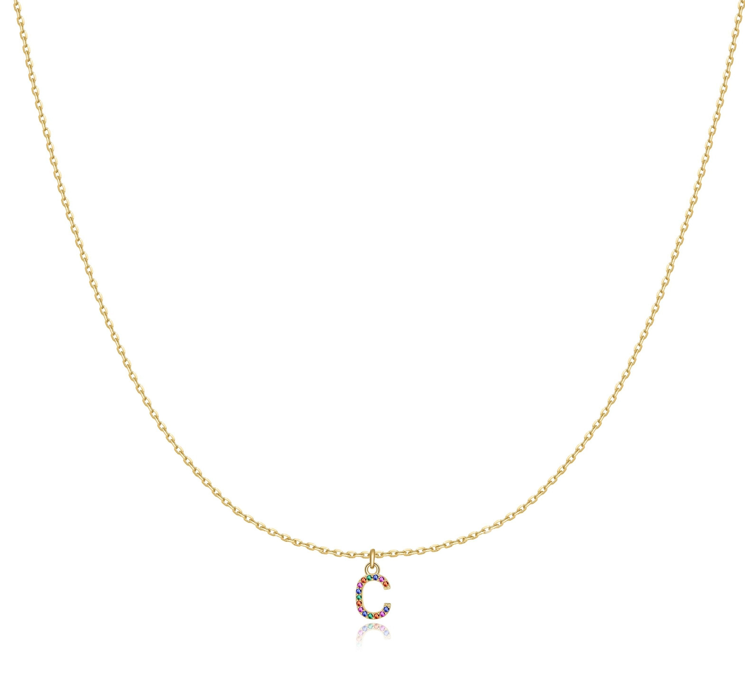 Collier "Couleur Initiale" ~ Argent Sterling