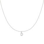 Charger l&#39;image dans la galerie, Collier &quot;Little Initiale&quot; ~ Argent Sterling
