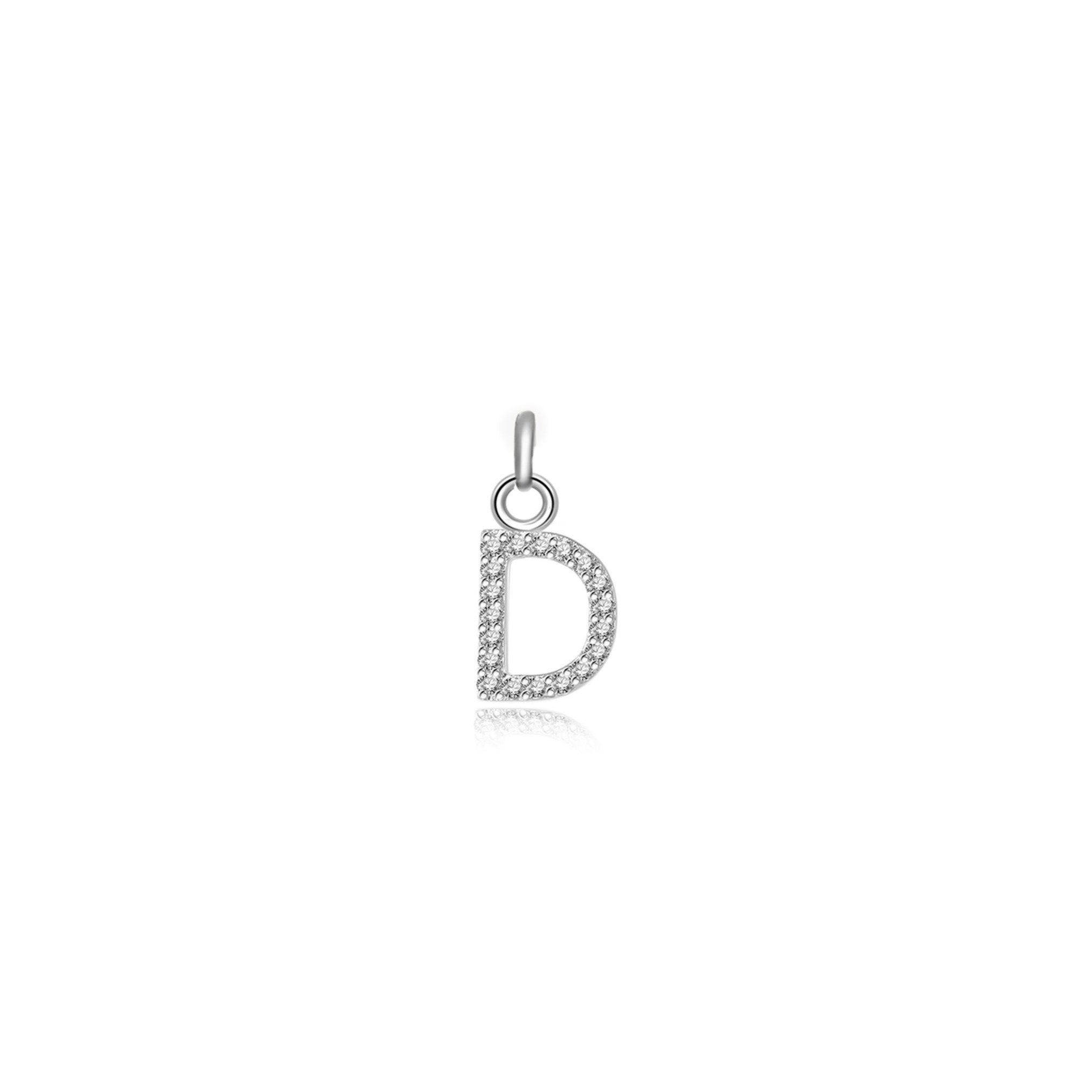 Collier "Little Initiale" ~ Argent Sterling