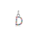 Charger l&#39;image dans la galerie, Collier &quot;Couleur Initiale&quot; ~ Argent Sterling

