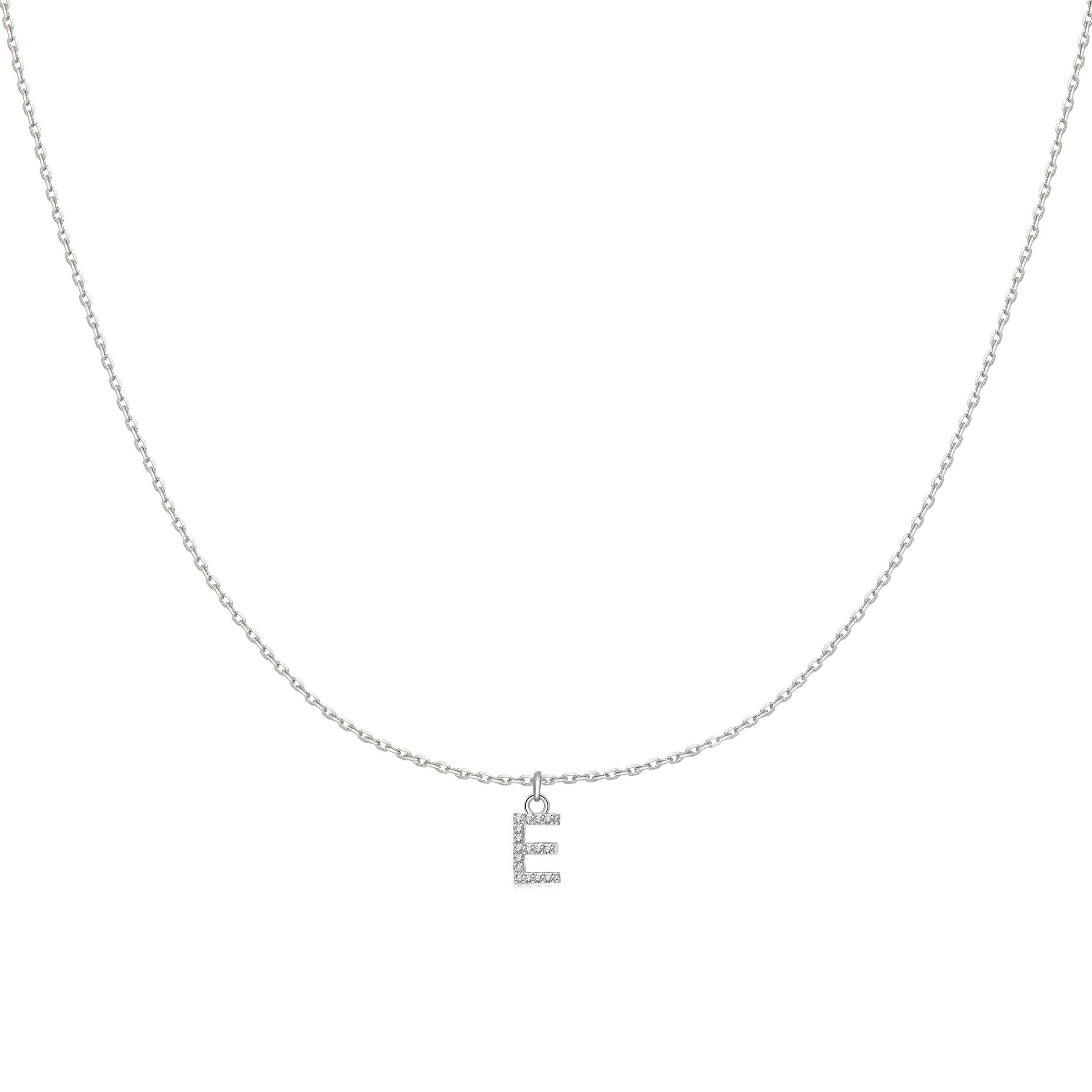 Collier "Little Initiale" ~ Argent Sterling