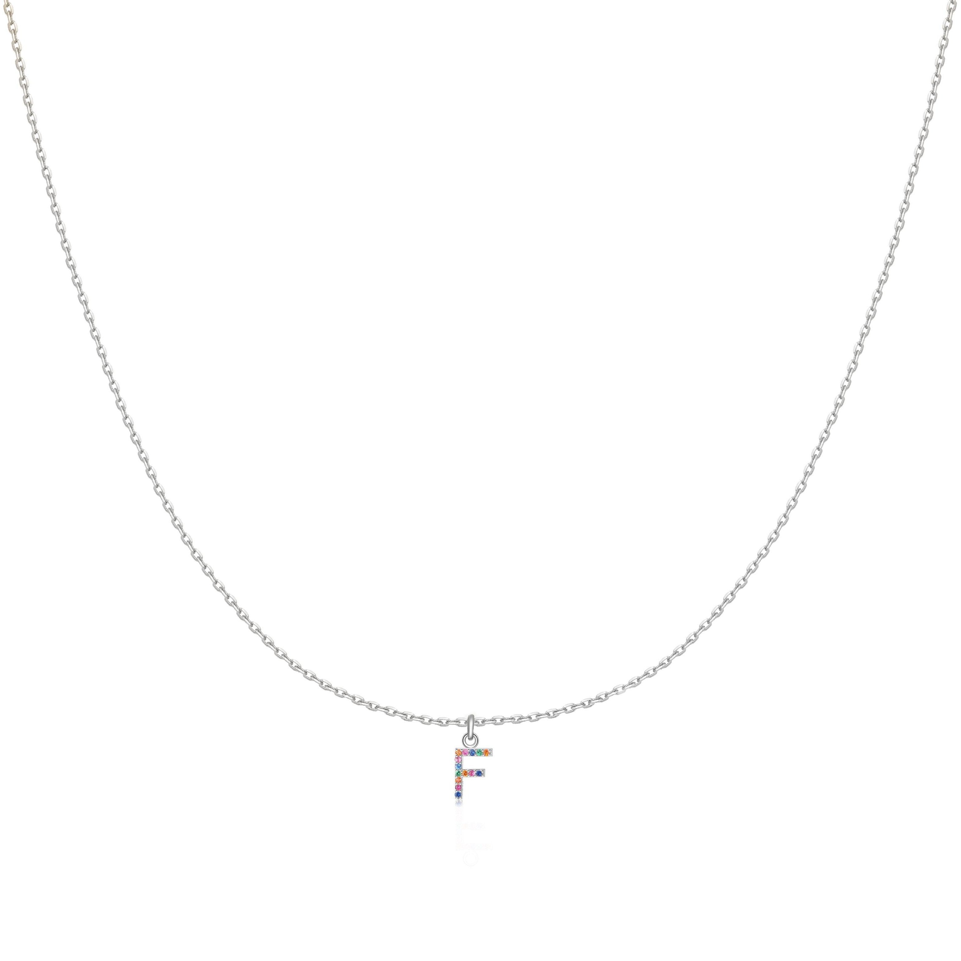 Collier "Couleur Initiale" ~ Argent Sterling
