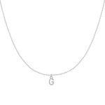 Charger l&#39;image dans la galerie, Collier &quot;Little Initiale&quot; ~ Argent Sterling
