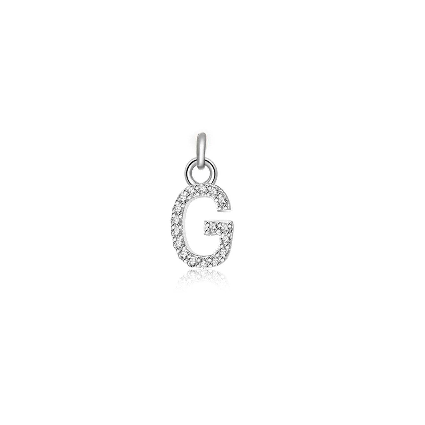 Collier "Little Initiale" ~ Argent Sterling