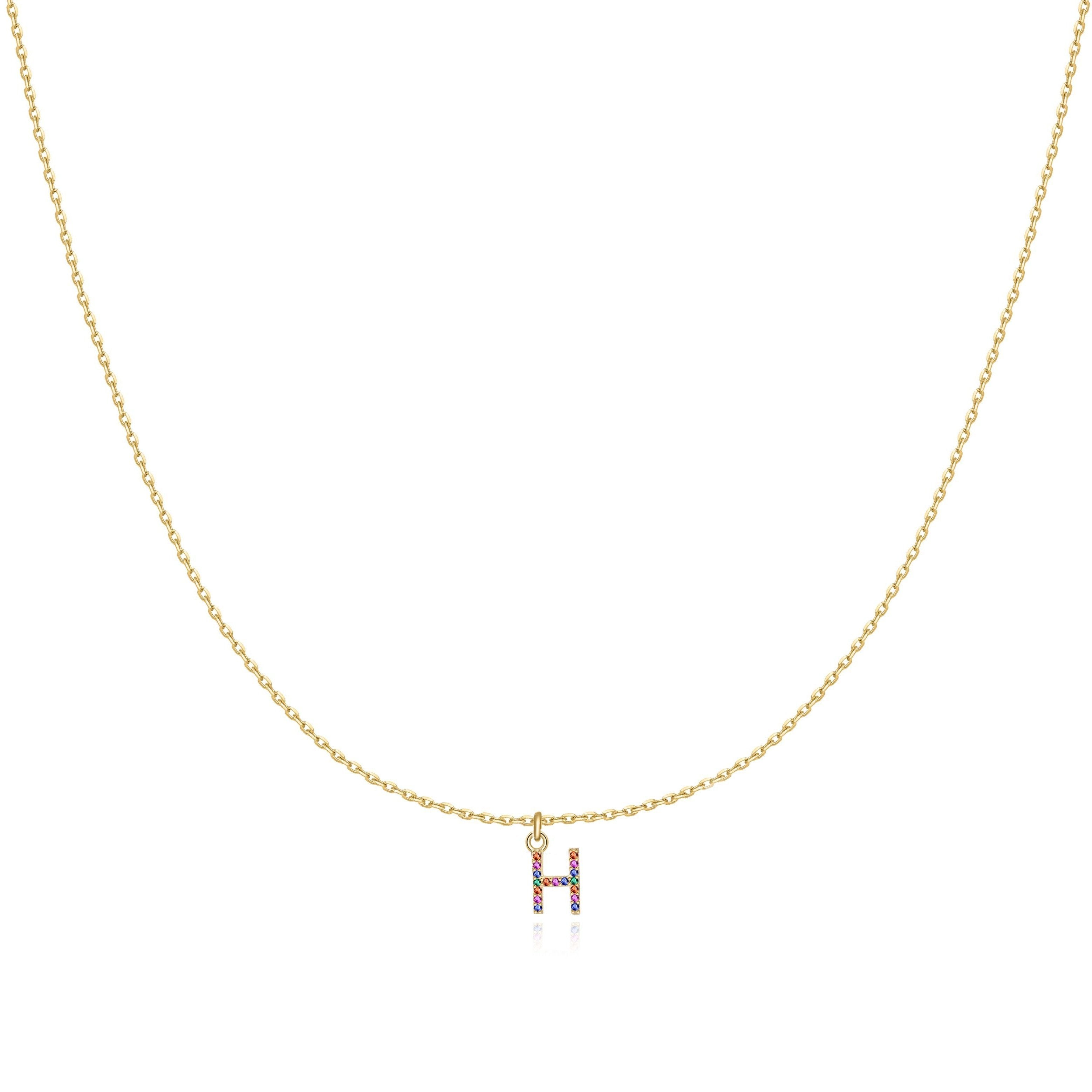Collier "Couleur Initiale" ~ Argent Sterling