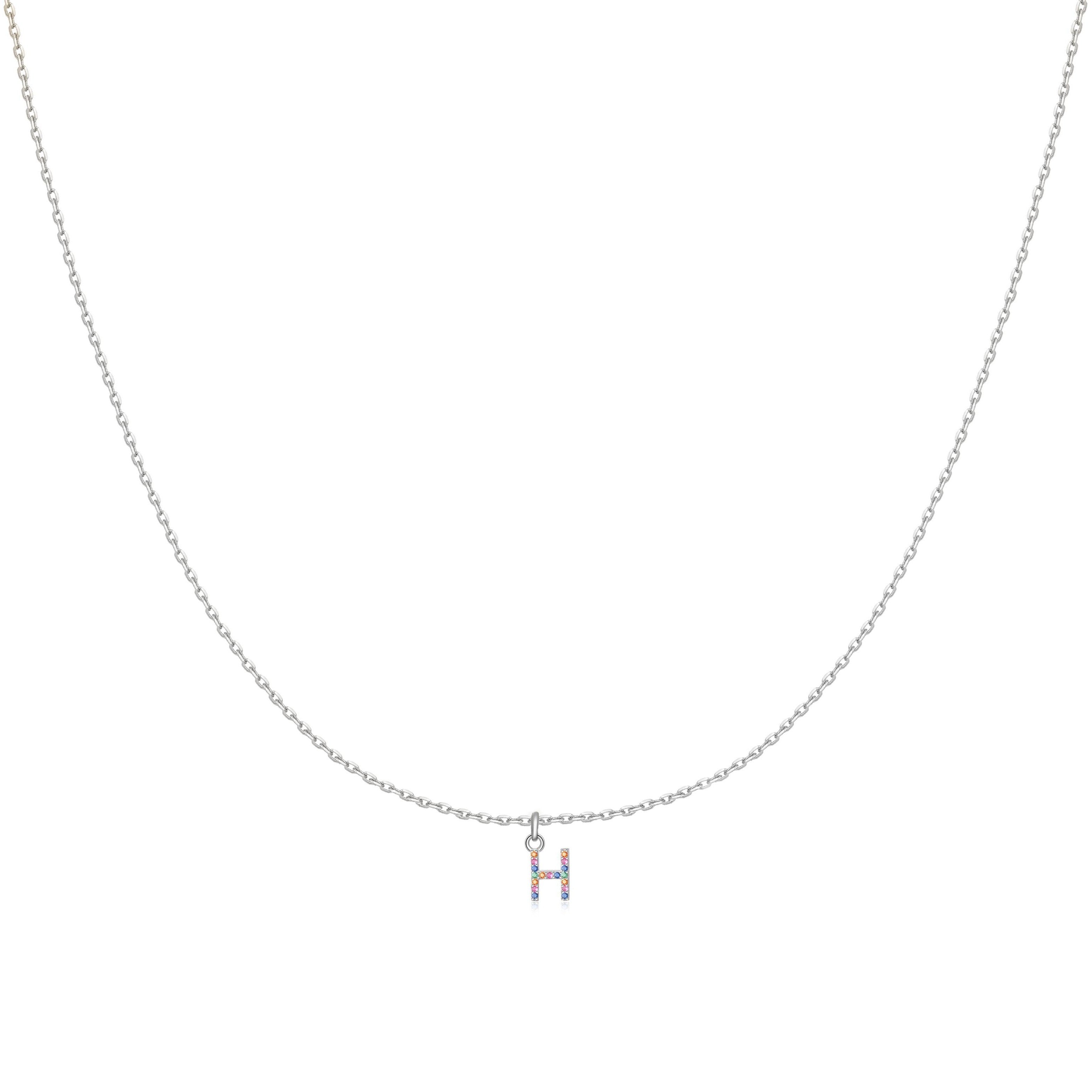 Collier "Couleur Initiale" ~ Argent Sterling