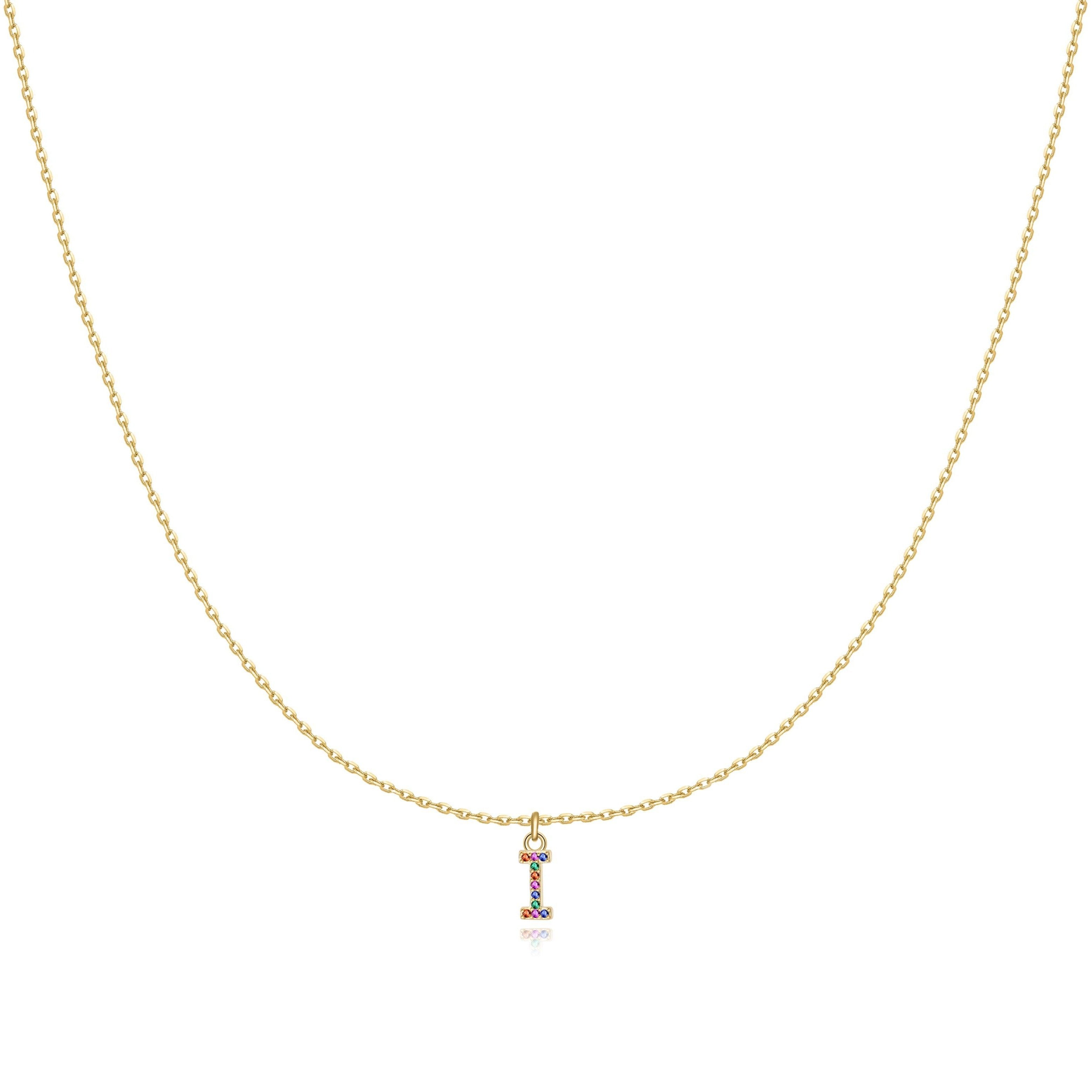 Collier "Couleur Initiale" ~ Argent Sterling