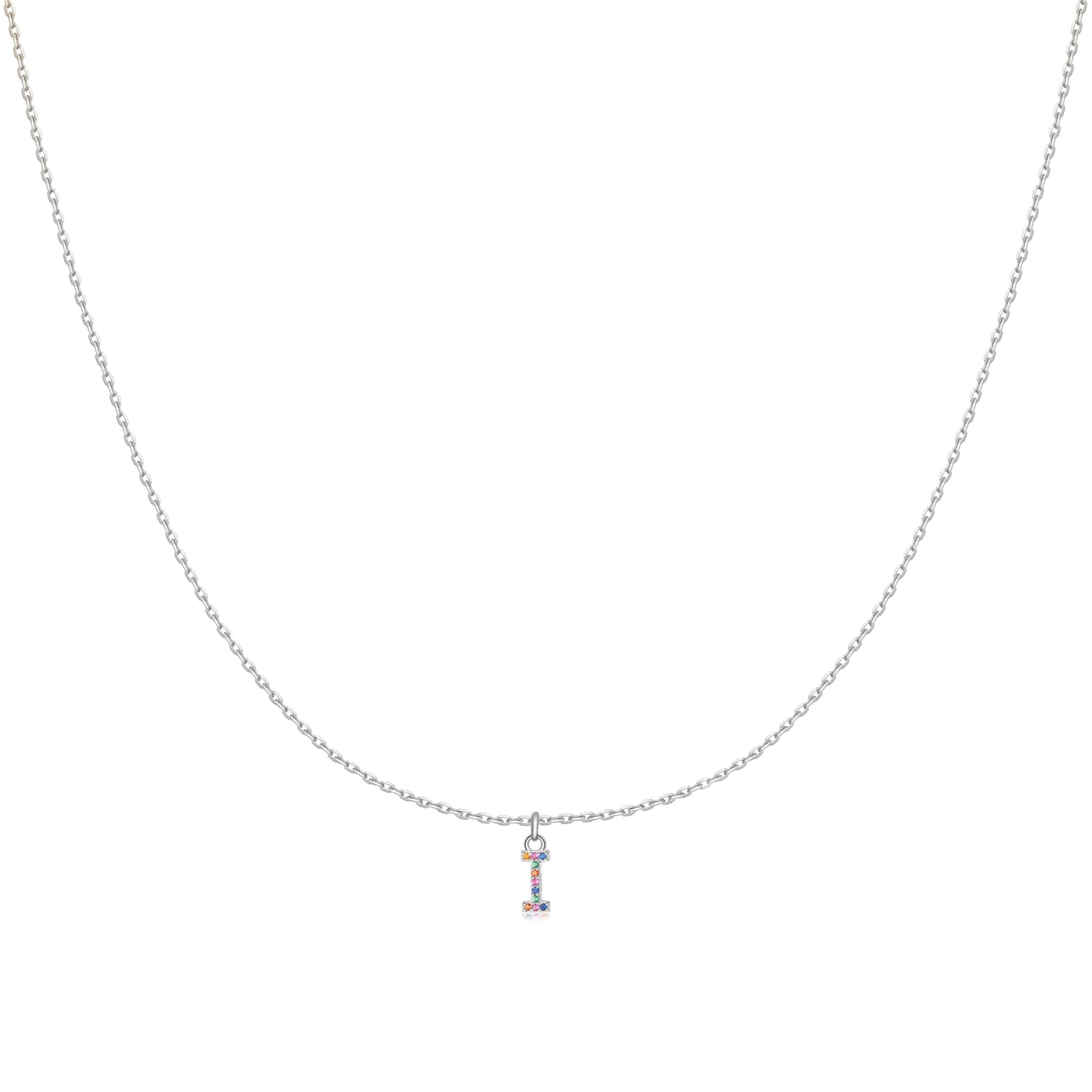 Collier "Couleur Initiale" ~ Argent Sterling