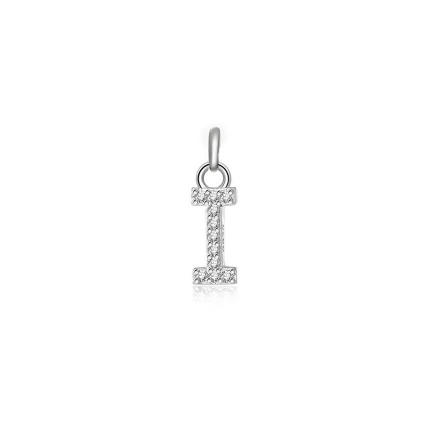Collier "Little Initiale" ~ Argent Sterling