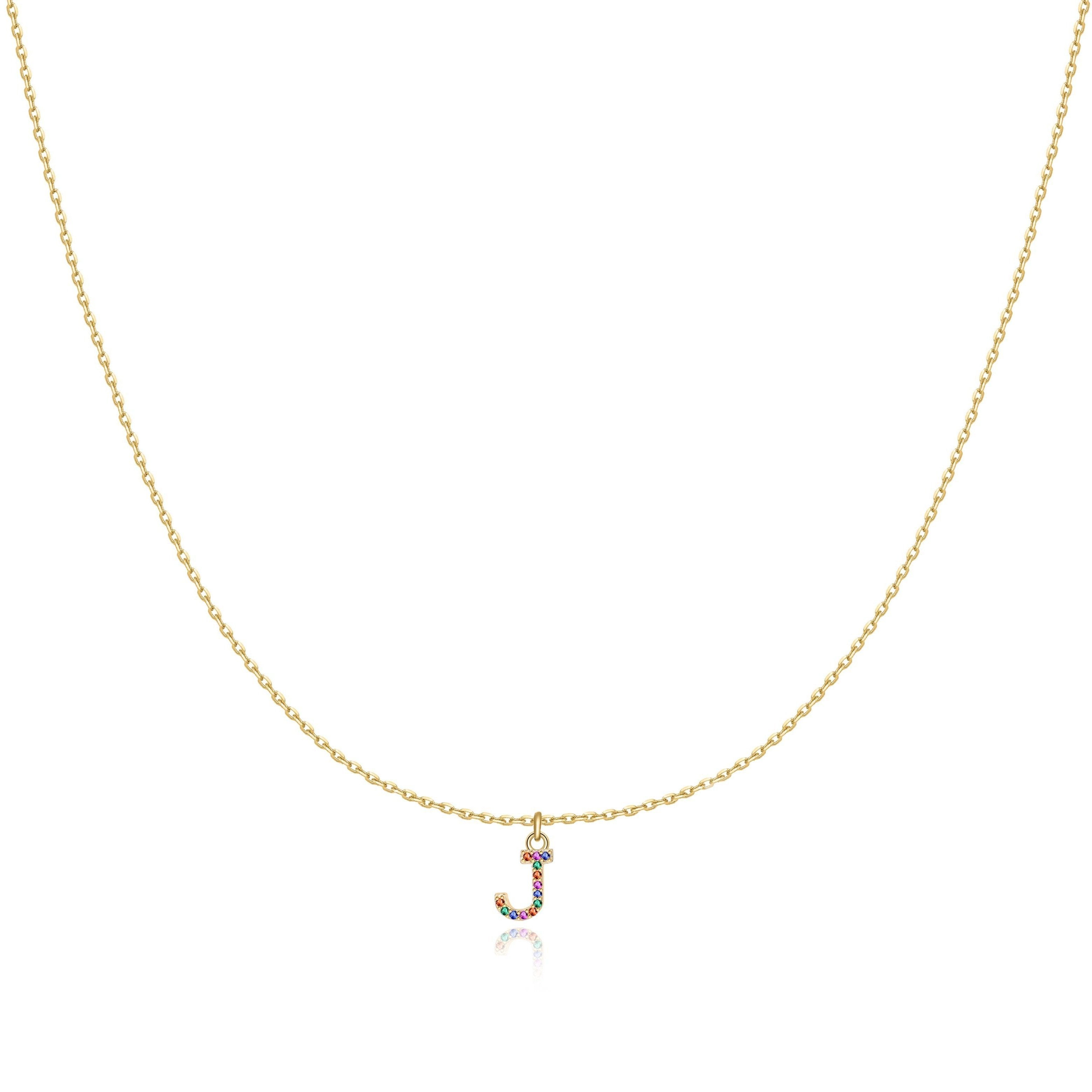 Collier "Couleur Initiale" ~ Argent Sterling
