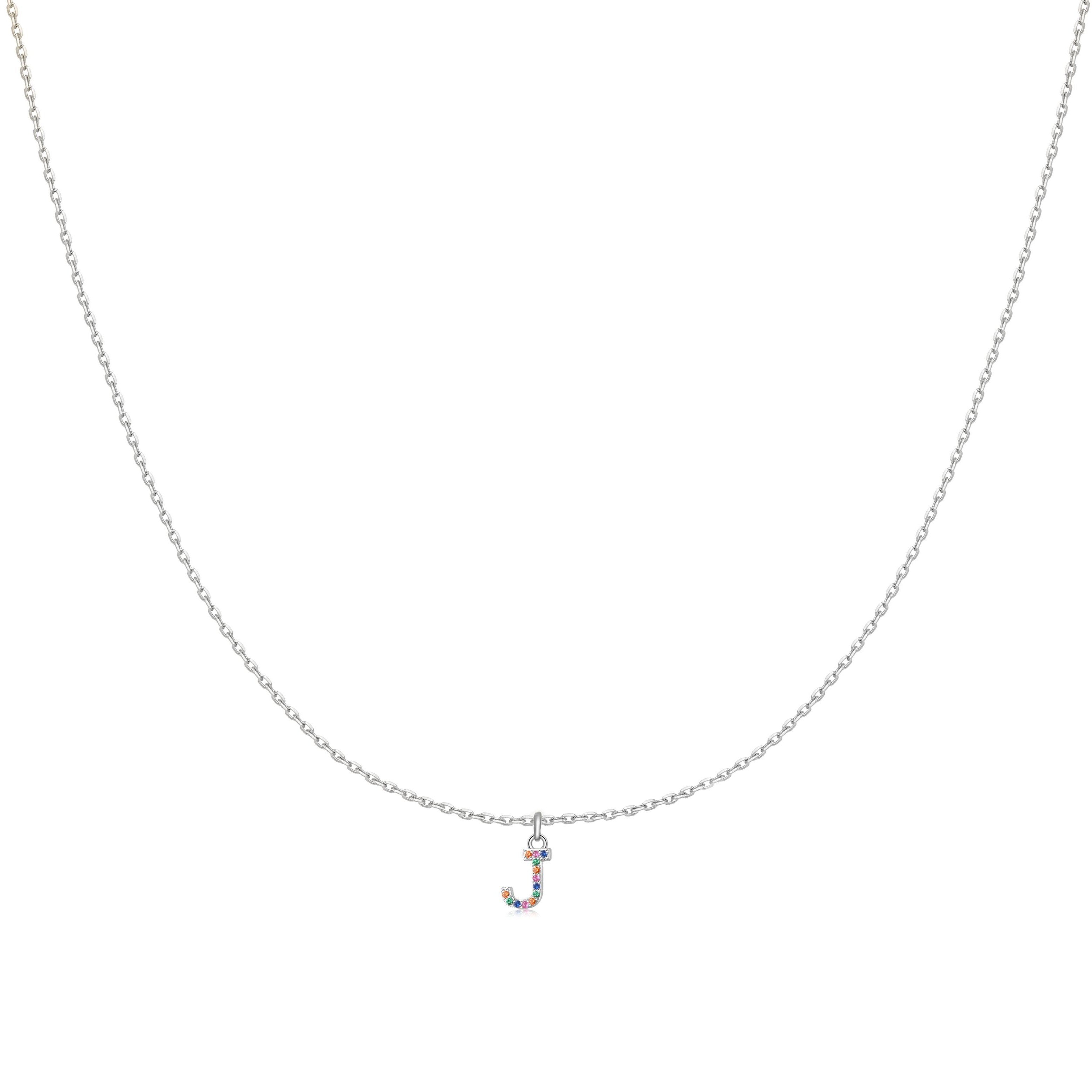 Collier "Couleur Initiale" ~ Argent Sterling