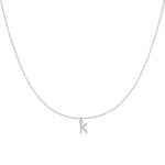 Charger l&#39;image dans la galerie, Collier &quot;Little Initiale&quot; ~ Argent Sterling
