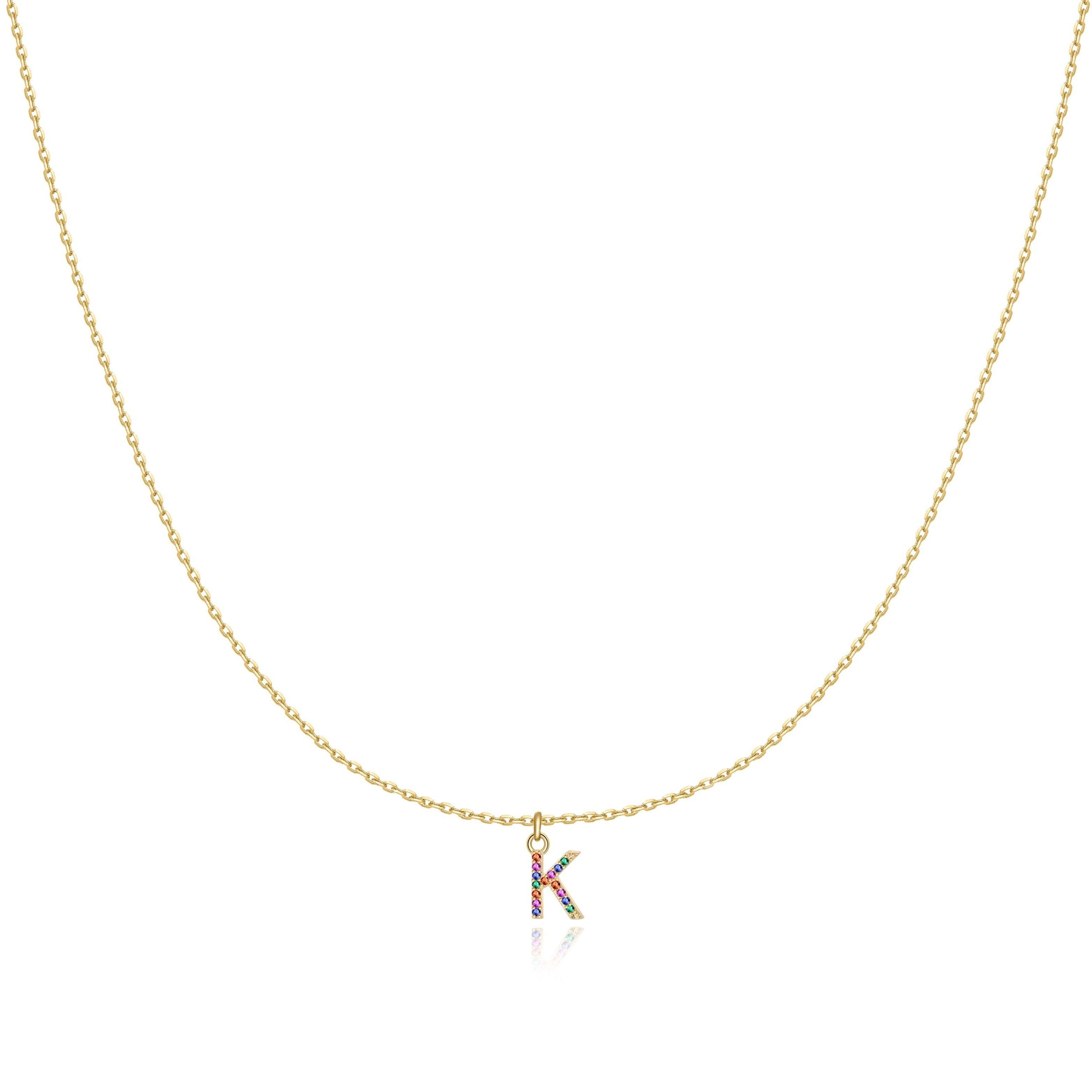 Collier "Couleur Initiale" ~ Argent Sterling
