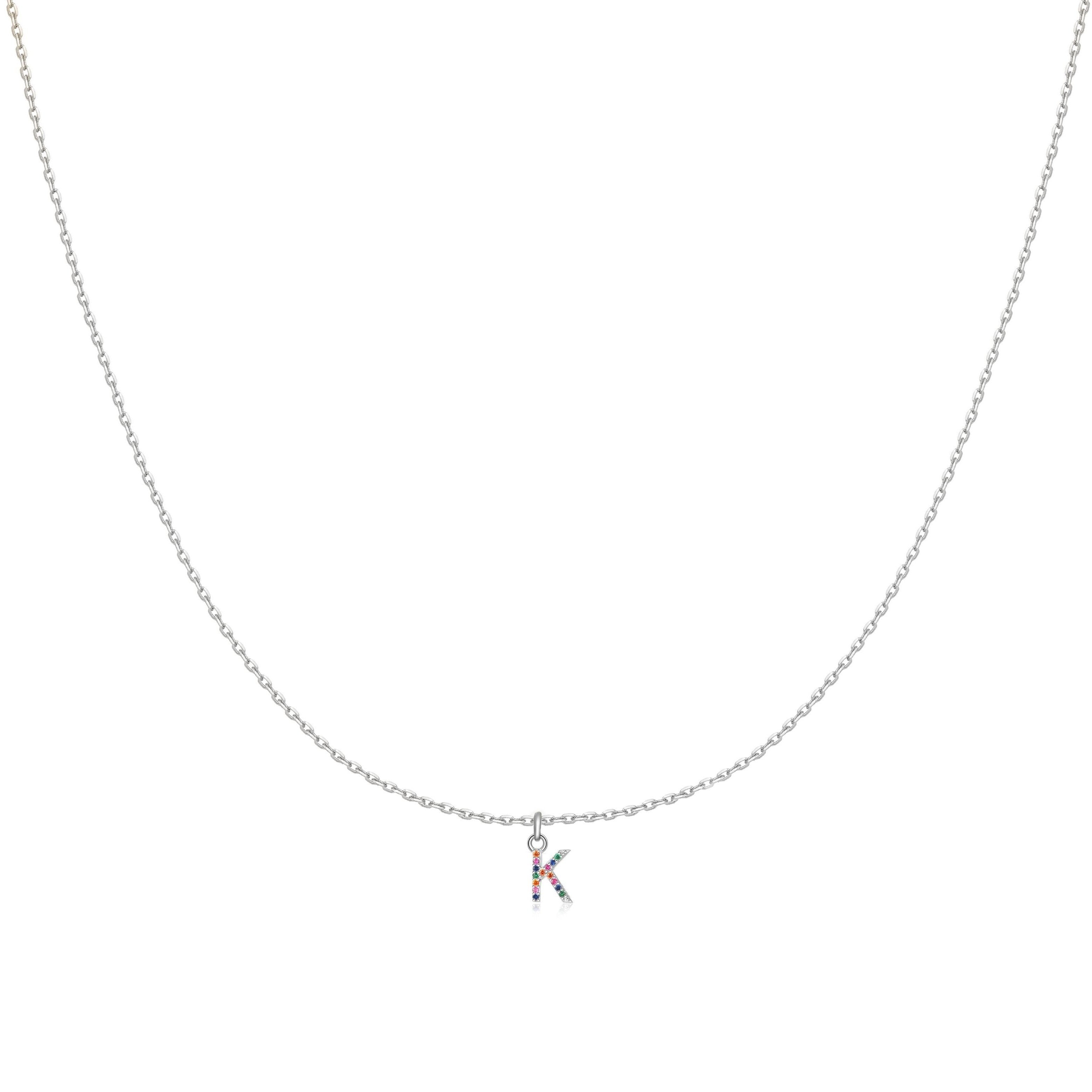 Collier "Couleur Initiale" ~ Argent Sterling