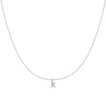 Charger l&#39;image dans la galerie, Collier &quot;Couleur Initiale&quot; ~ Argent Sterling
