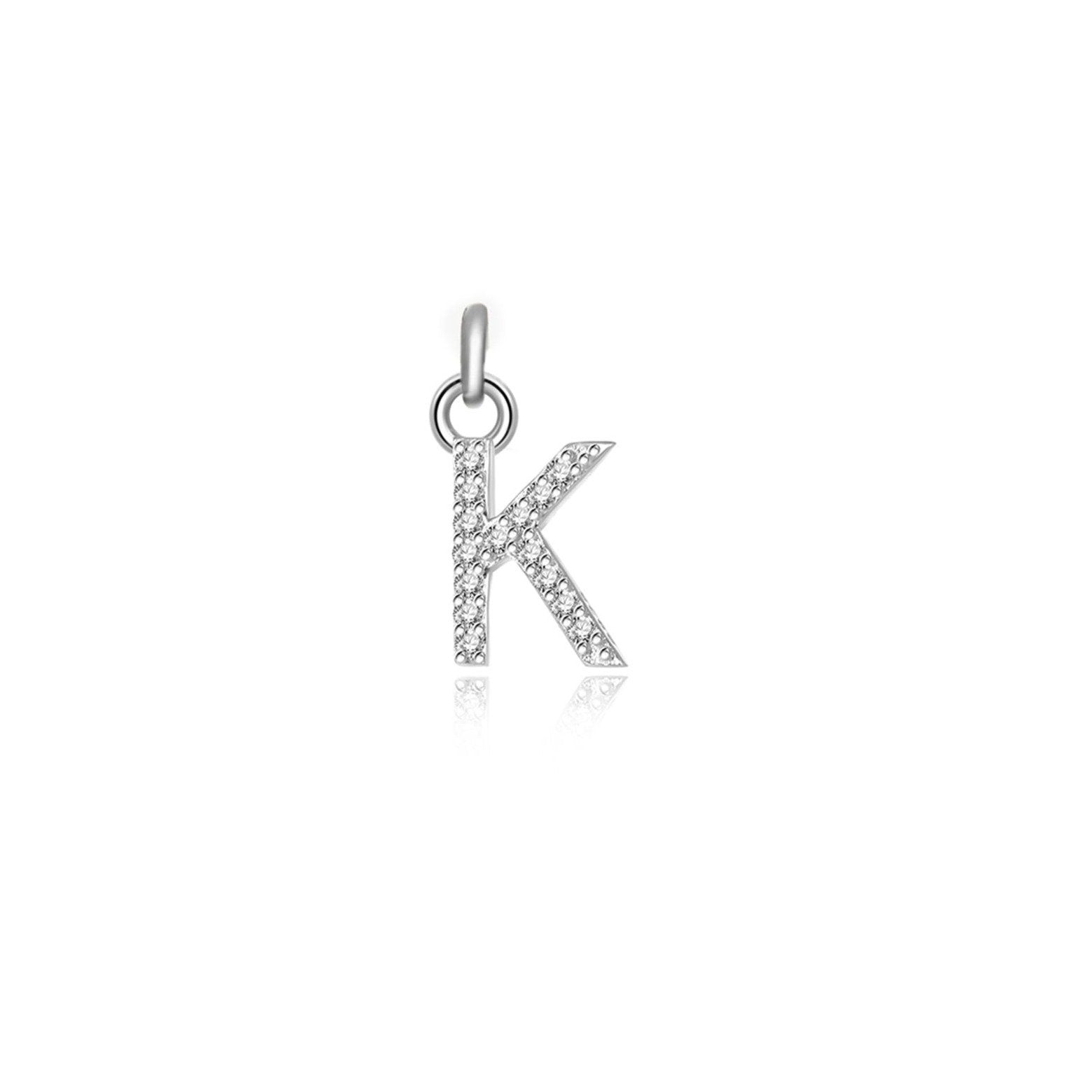Collier "Little Initiale" ~ Argent Sterling