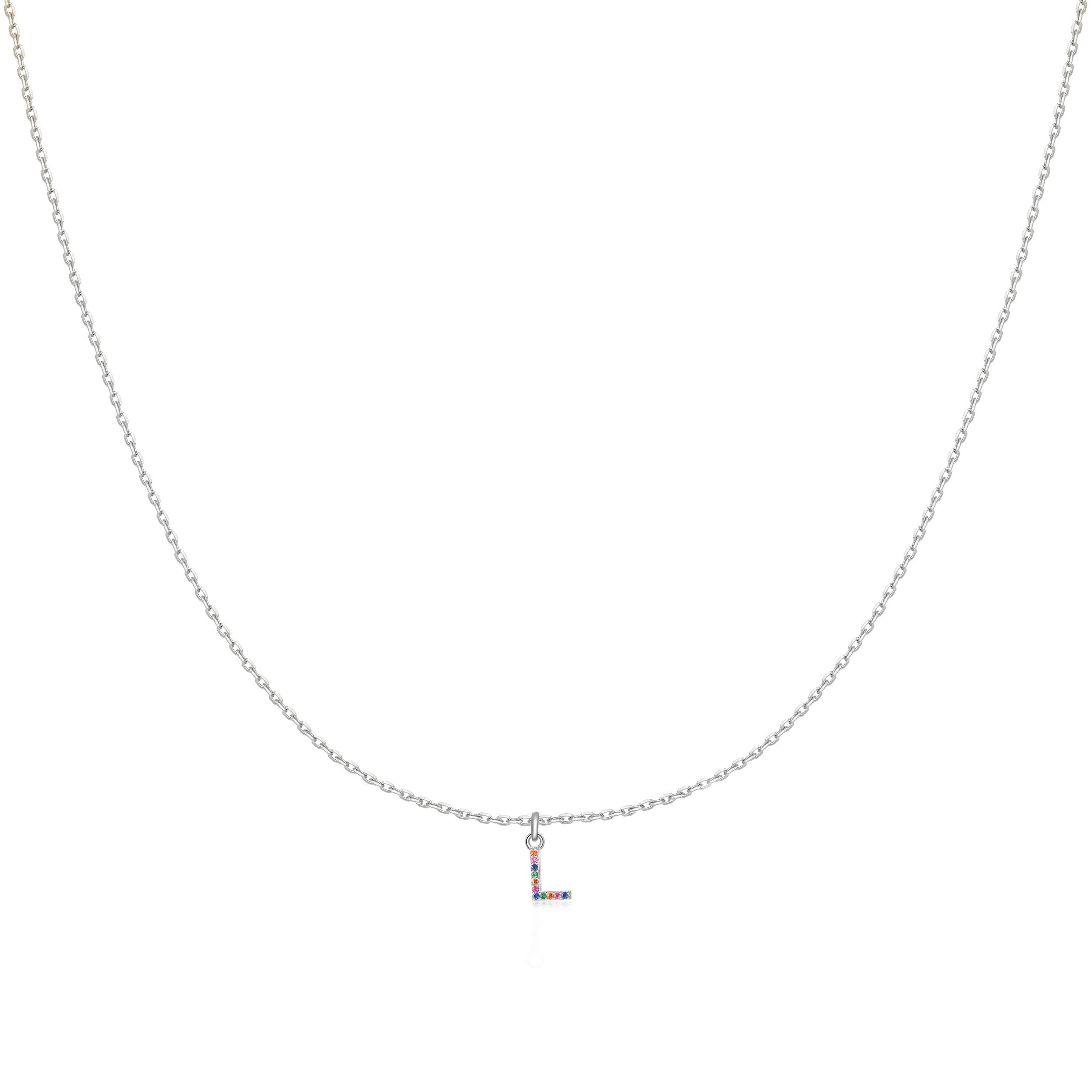 Collier "Couleur Initiale" ~ Argent Sterling